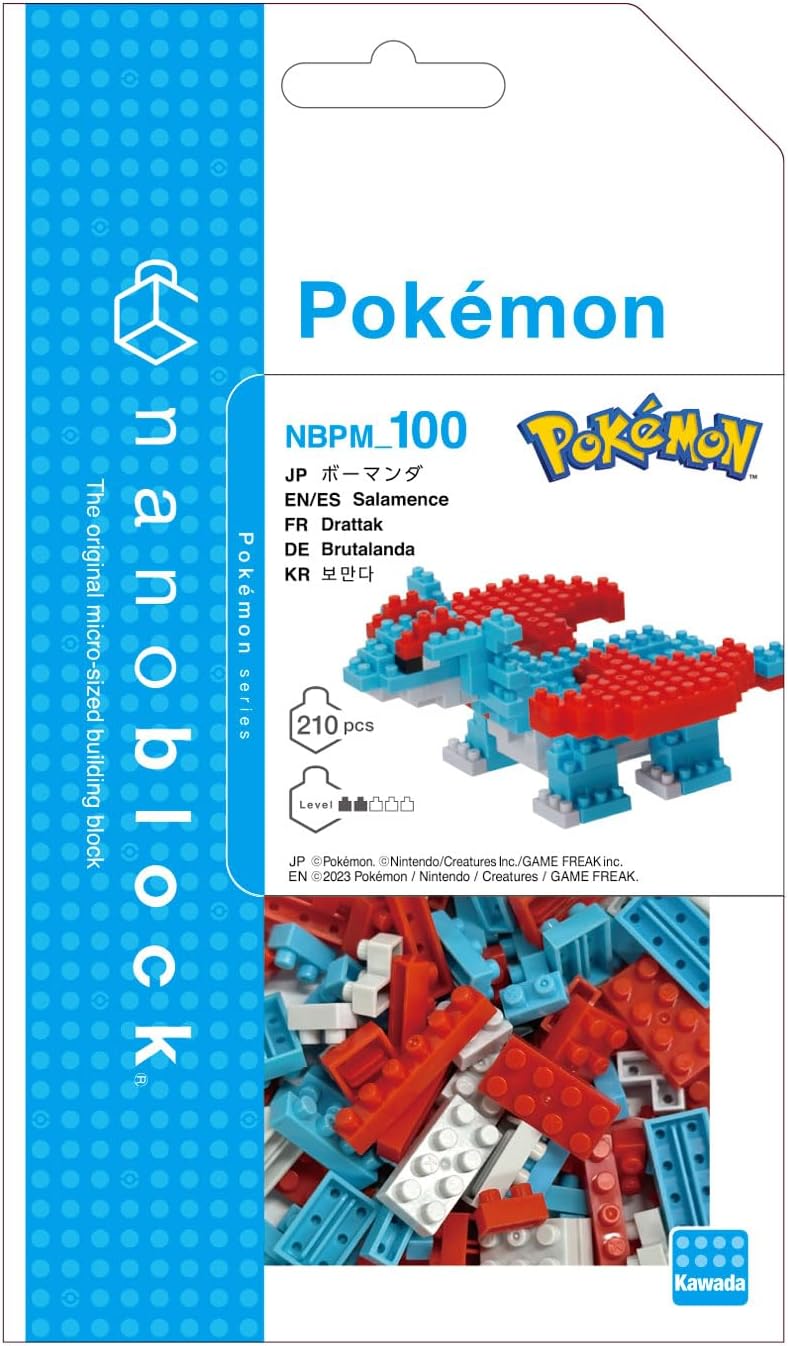 Salamence Nanoblock Pokemon Series