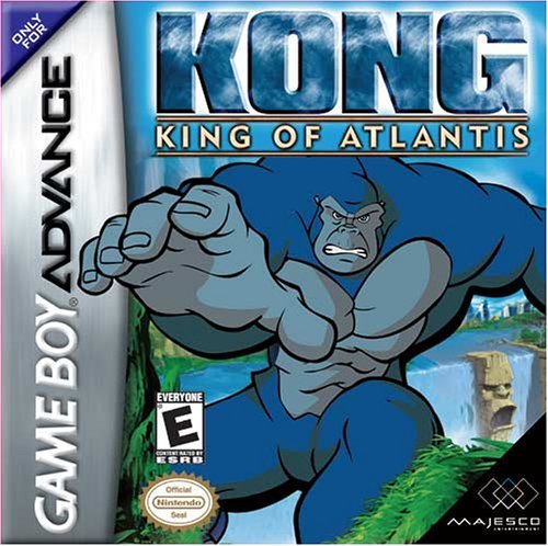 Kong King of Atlantis Front Cover - Nintendo Gameboy Advance Pre-Played