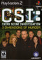 CSI: Crime Scen Investigation 3 Dimensions of Murder  - Playstation 2 Pre-Played