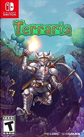 Terraria Front Cover - Nintendo Switch Pre-Played