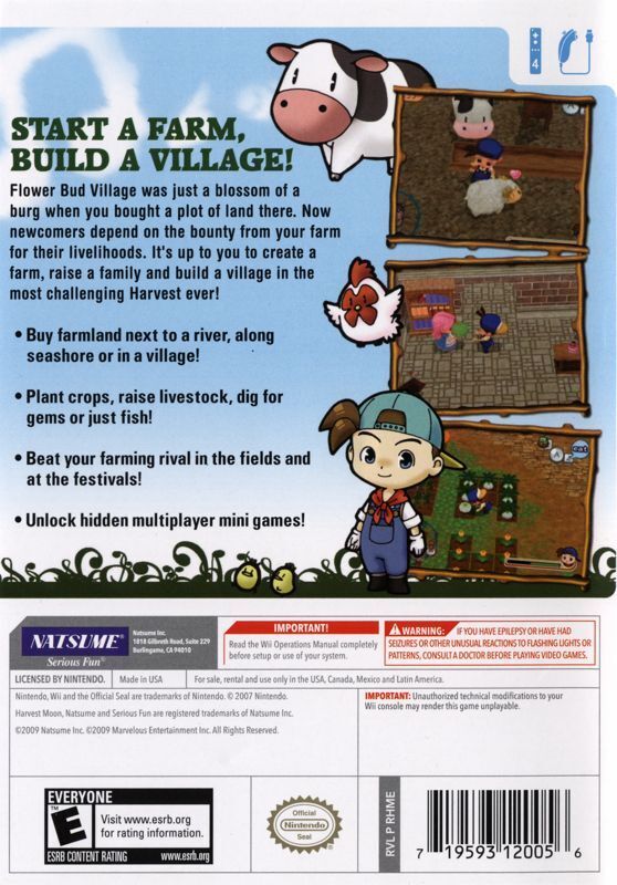 Harvest Moon Magical Melody - Nintendo Wii Pre-Played