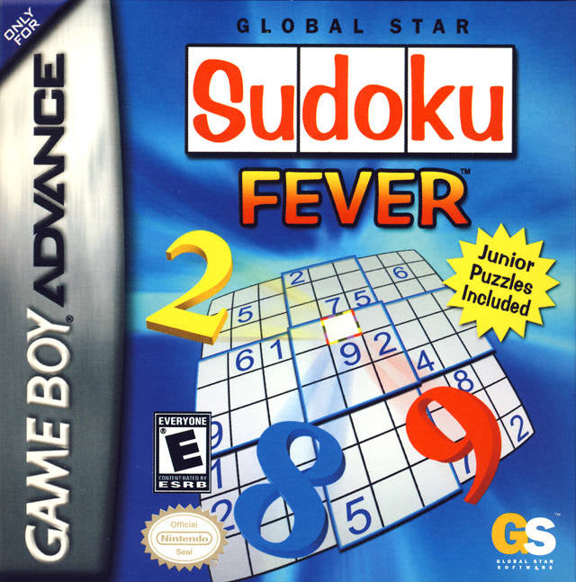 Sudoku Fever  - Nintendo Gameboy Advance Pre-Played