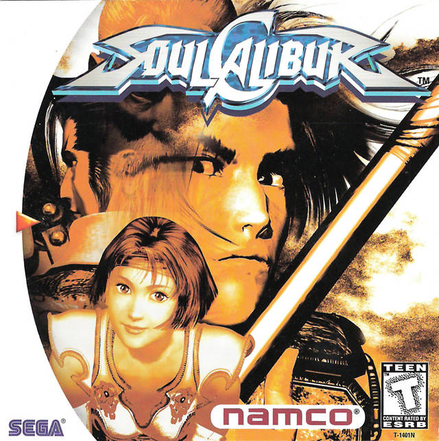 Soul Calibur Front Cover - Sega Dreamcast Pre-Played