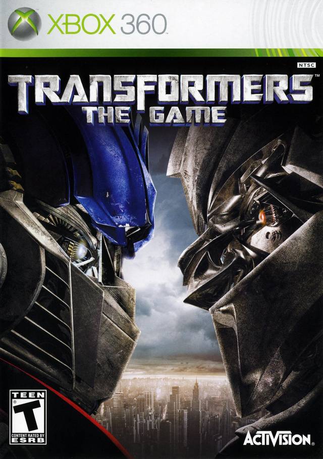 Transformers The Game Front Cover - Xbox 360 Pre-Played