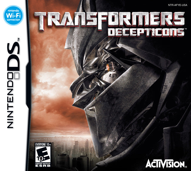 Transformers Decepticons Front Cover - Nintendo DS Pre-Played