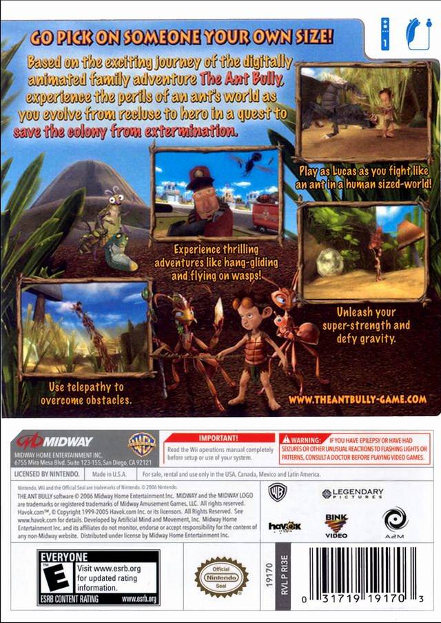 The Ant Bully - Nintendo Wii Pre-Played