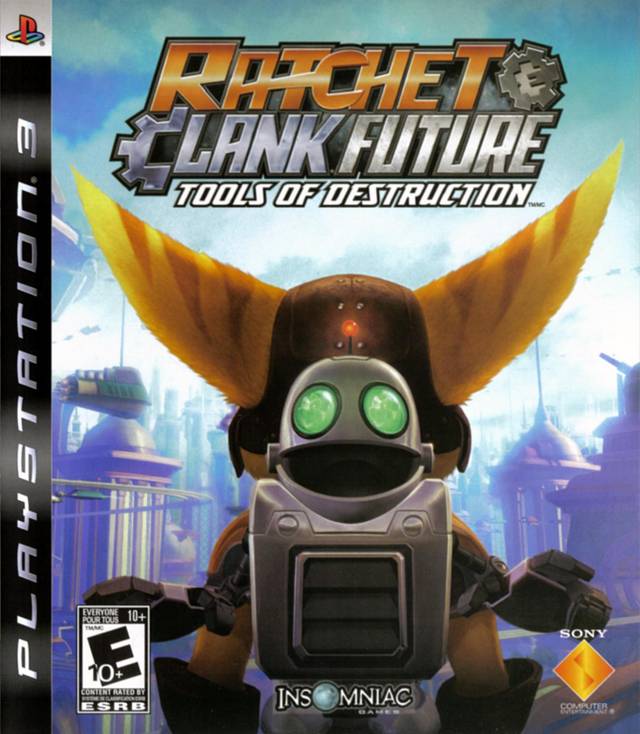 Ratchet and Clank Future: Tools of Destruction Front Cover - Playstation 3 Pre-Played