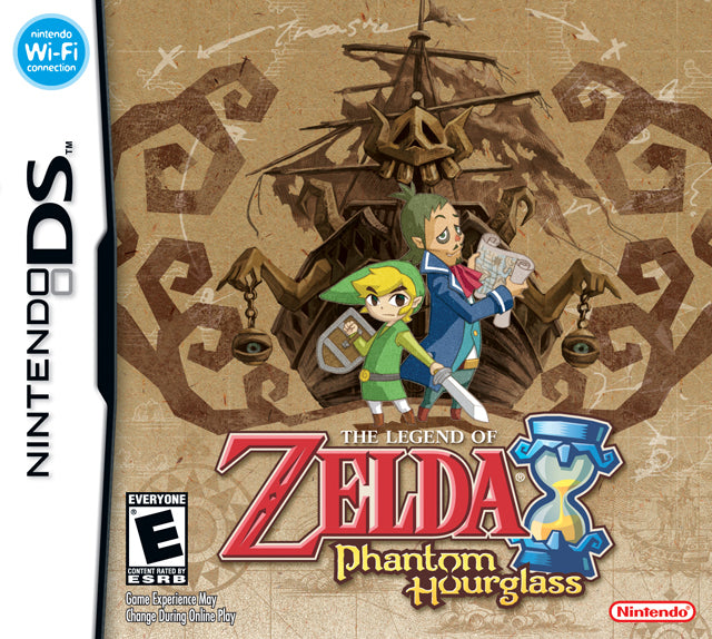 The Legend of Zelda: Phantom Hourglass Front Cover - Nintendo DS Pre-Played