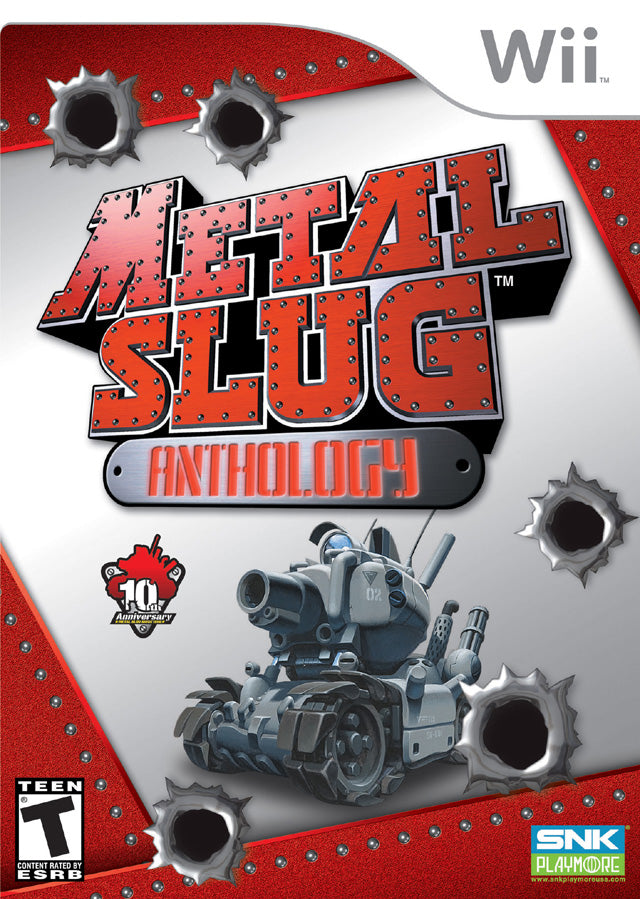 Metal Slug Anthology Front Cover - Nintendo Wii Pre-Played