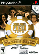 World Series of Poker Tournament of Champions Front Cover - Playstation 2 Pre-Played