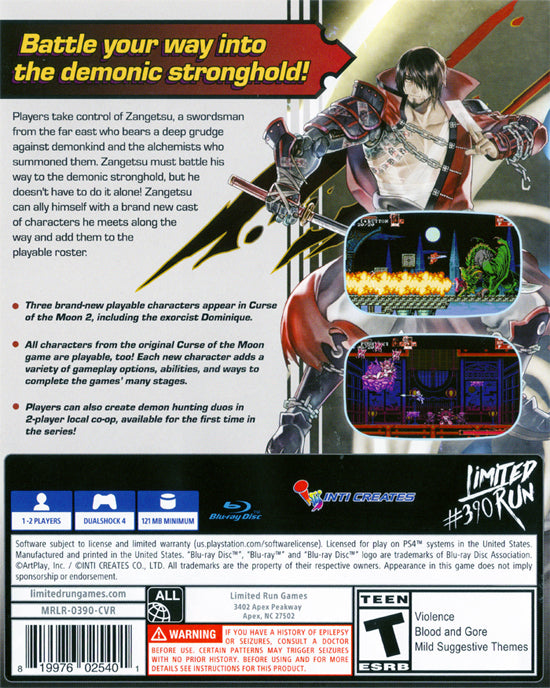 Bloodstained: Curse of the Moon 2 - Playstation 4