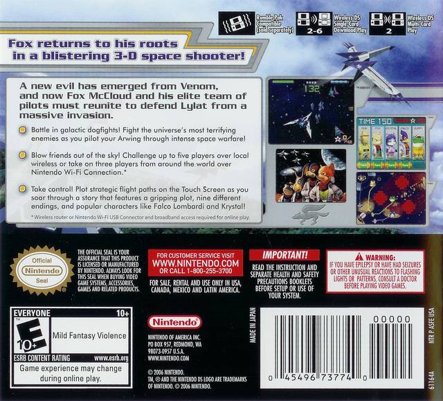 Star Fox Command Complete in Case - Nintendo DS Pre-Played