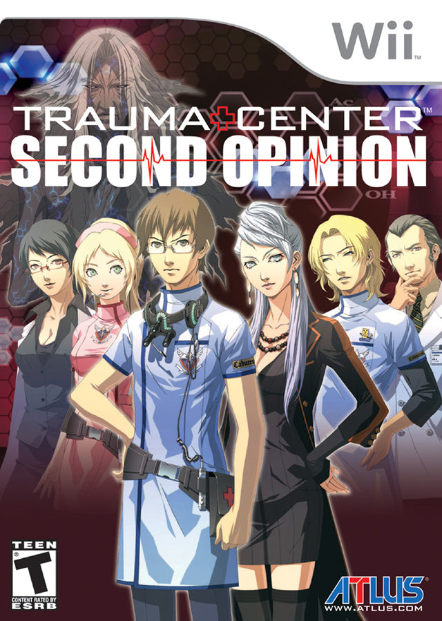 Trauma Center: Second Opinion Front Cover - Nintendo Wii Pre-Played