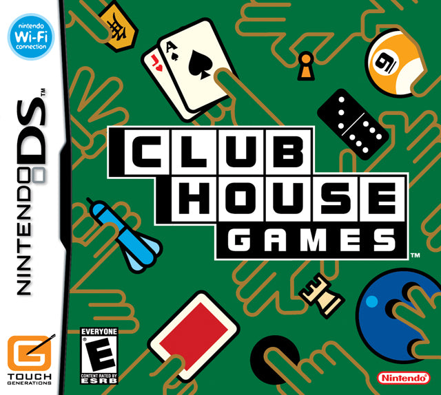 Clubhouse Games Front Cover - Nintendo DS Pre-Played