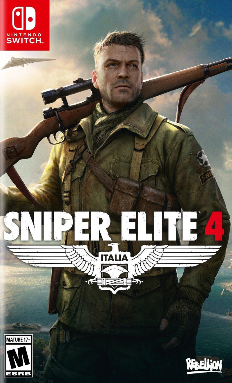 Sniper Elite 4 Front Cover - Nintendo Switch Pre-Played