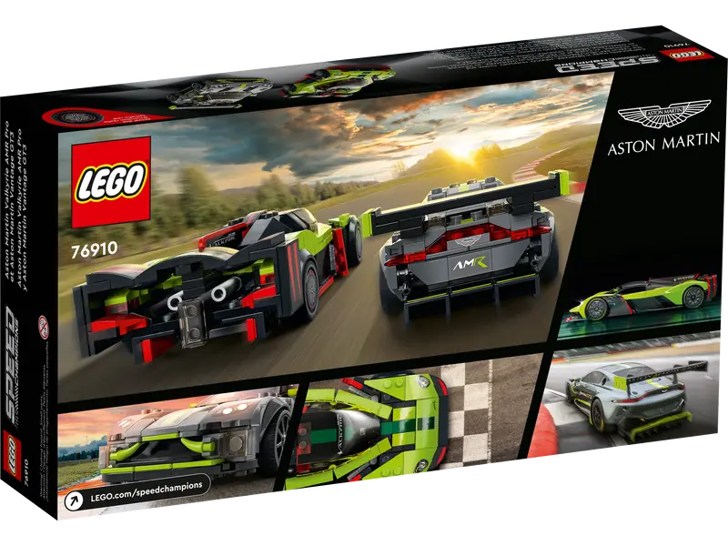 Aston Martin Valkyrie AMR Pro and Aston Martin Vantage GT3 - Lego Speed Champions 76910