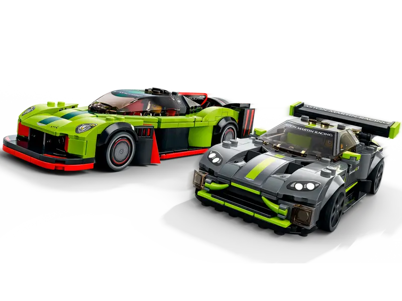 Aston Martin Valkyrie AMR Pro and Aston Martin Vantage GT3 - Lego Speed Champions 76910