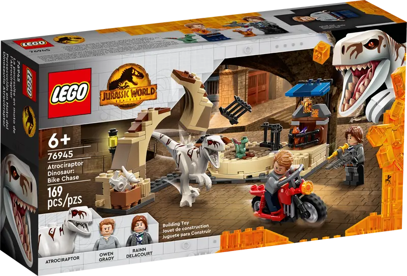 Atrociraptor Dinosaur: Bike Chase  - Lego Jurassic World 76945