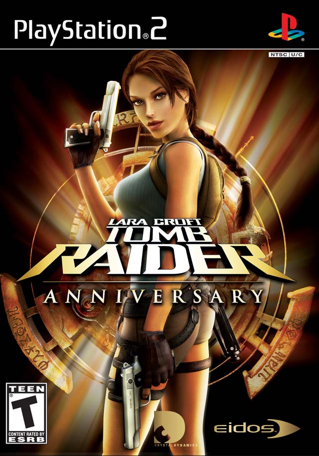 Tomb Raider Anniversary Front Cover - Playstation 2 Pre-Played