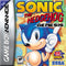 Sonic The Hedgehog Front Cover - Nintendo Gameboy Advance Pre-Played