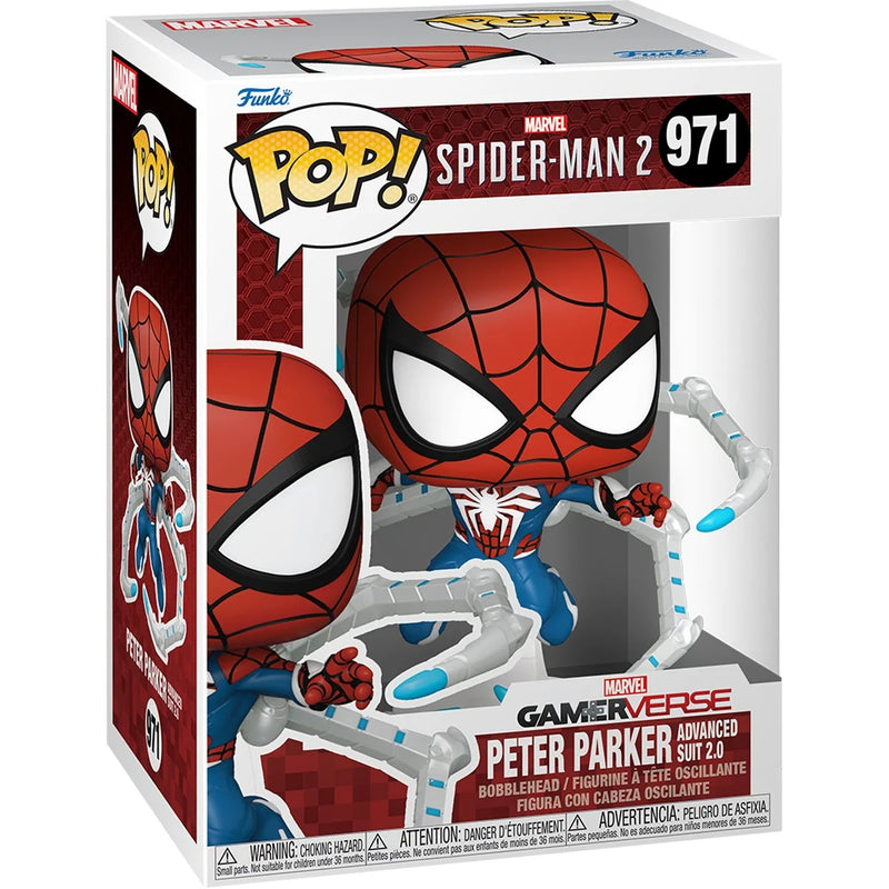 Pop! Spider-Man 2 Game - Peter Parker Advanced Suit 2.0