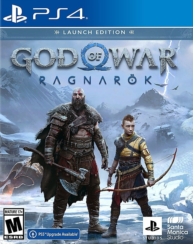 God of War Ragnarok Front Cover - Playstation 4 Pre-Played