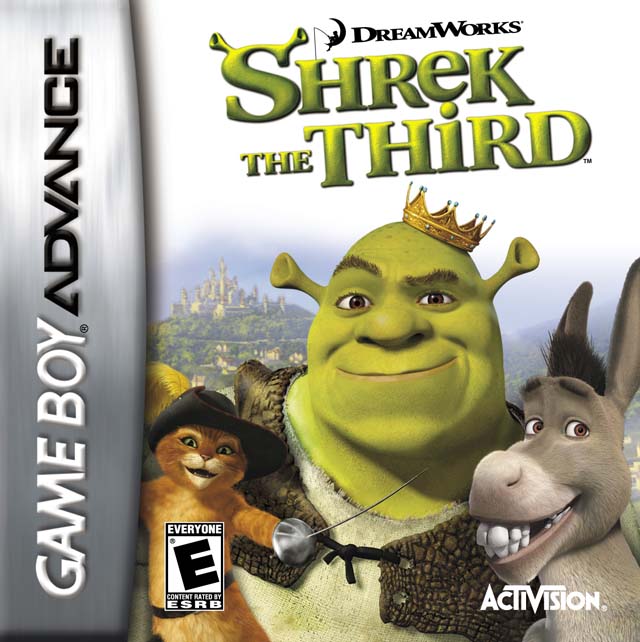 Shrek the Third Front Cover - Nintendo Gameboy Advance Pre-Played