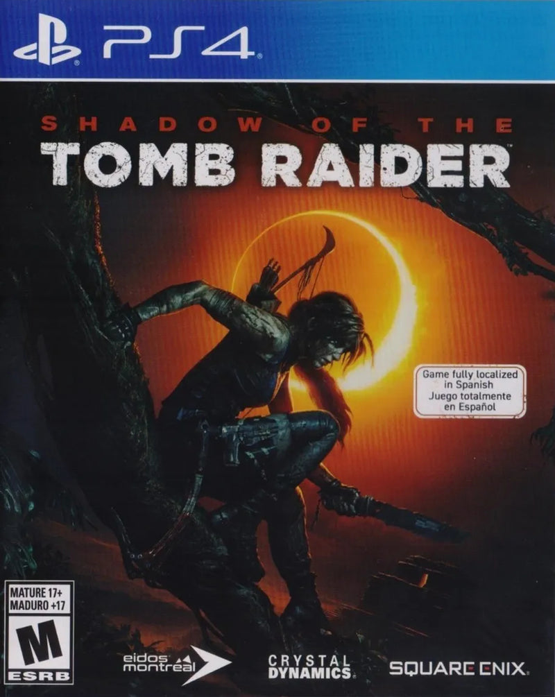 Shadow of the Tomb Raider Front Cover - Playstation 4 Pre-Played