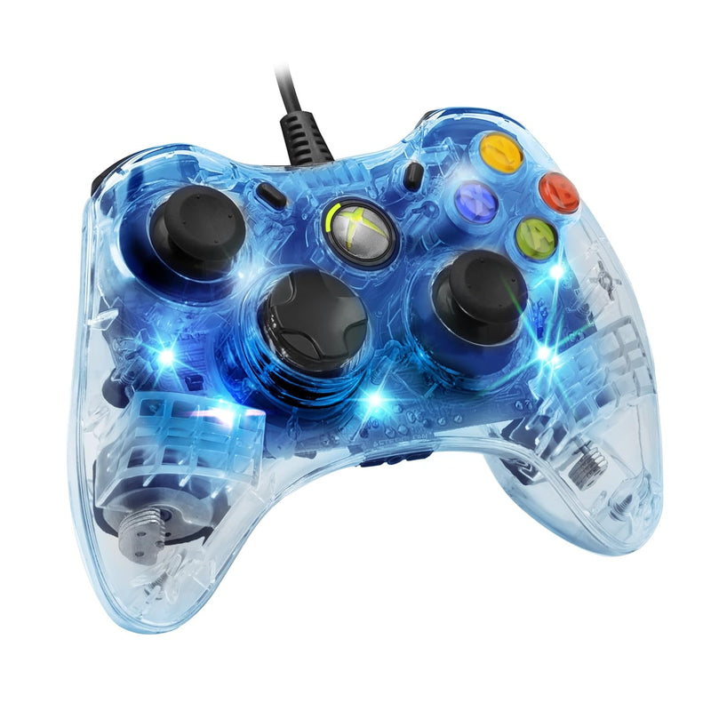 Xbox 360 Afterglow Wired Controller - Blue - Pre-Played