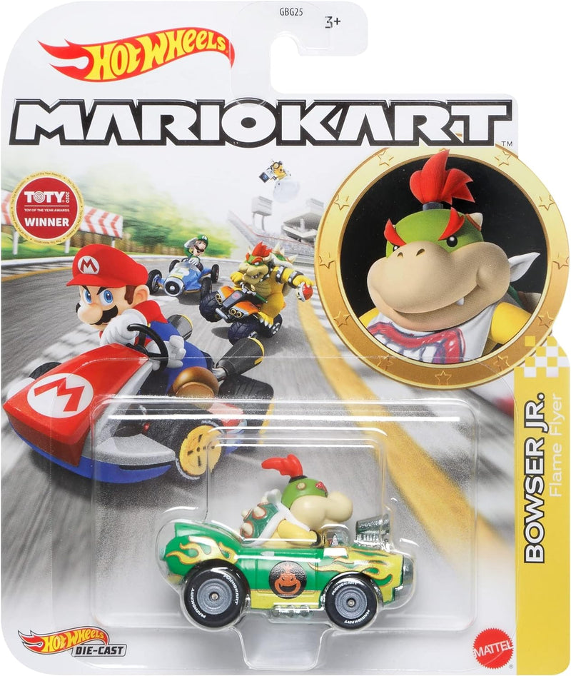 Bowser Jr. Flame Flyer Kart - Mario Kart Hot Wheels