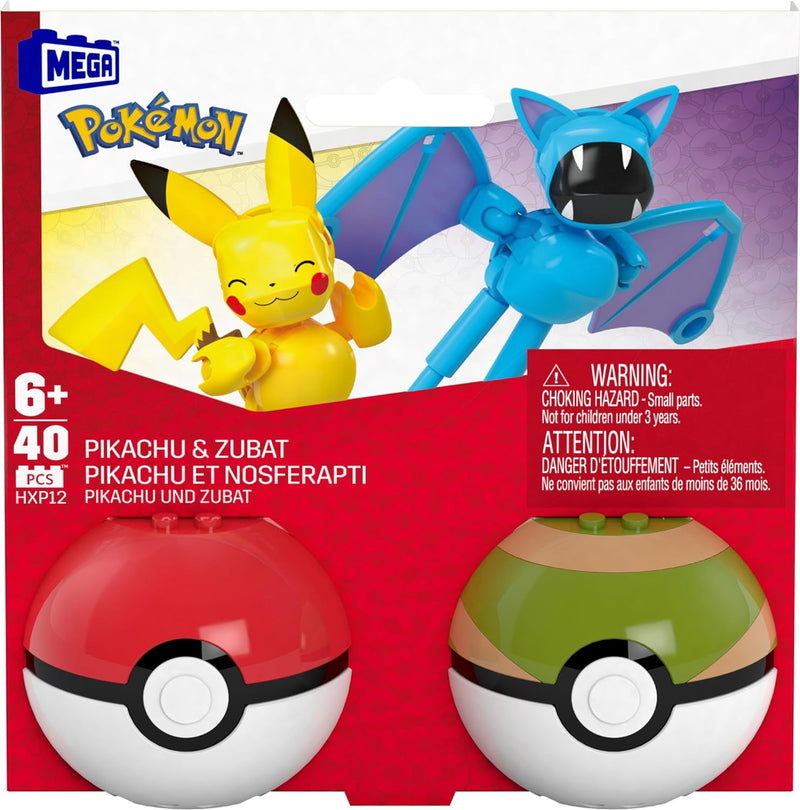 Two Pack Pokeball Set - Pokemon Mega Construx