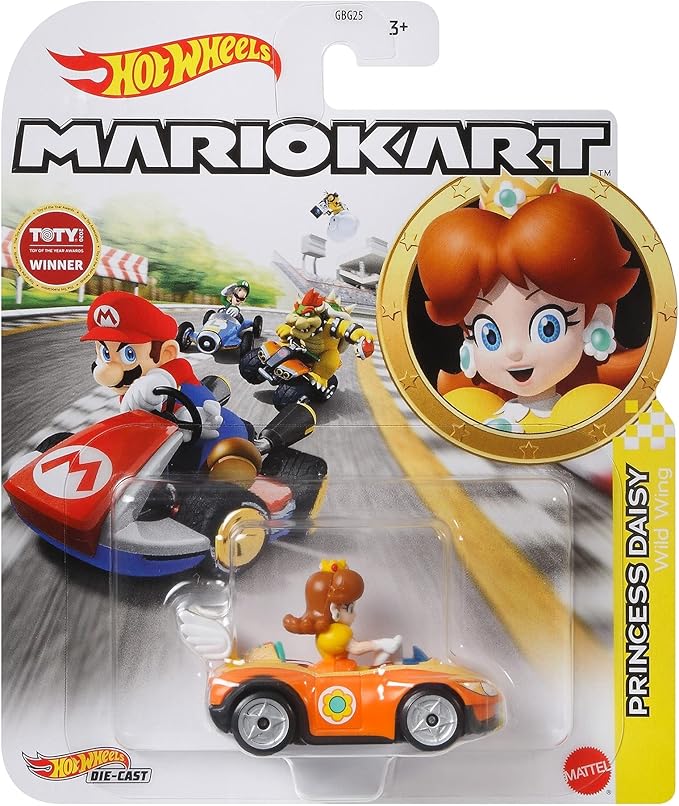 Princess Daisy Wild Wing Kart - Mario Kart Hot Wheels