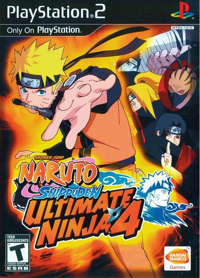 Naruto Shippuden Ultimate Ninja 4 - Playstation 2 Pre-Played