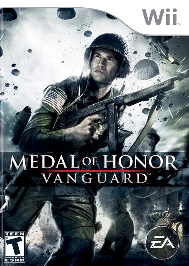 Medal of Honor Vanguard Front Cover - Nintendo Wii Pre-Played