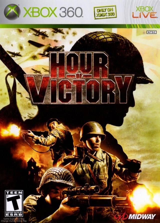 Hour of Victory Front Cover - Xbox 360 Pre-Played