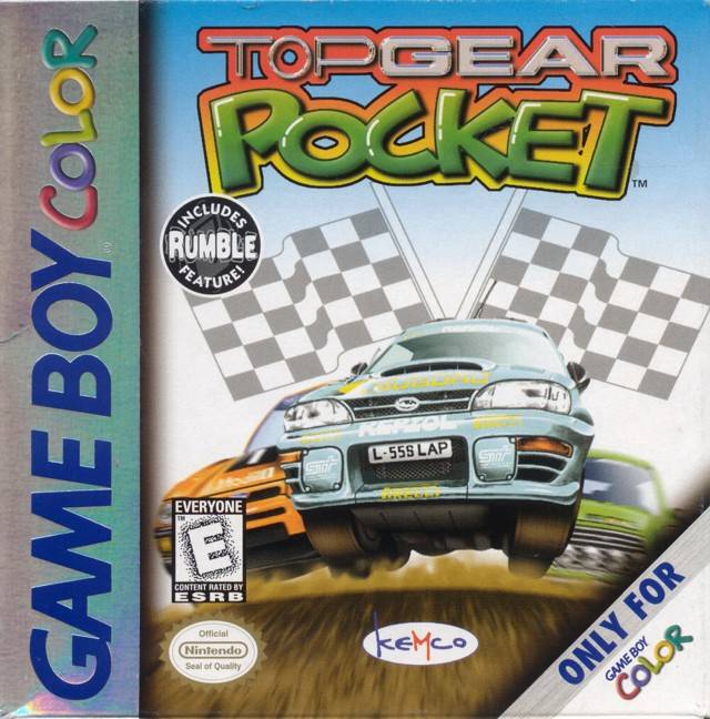 Top Gear Pocket Front Cover - Nintendo GameBoy Color Pre-Played