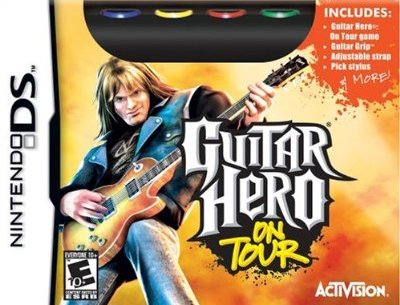 Guitar Hero On Tour Bundle Front Cover - Nintendo DS Pre-Played