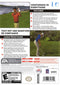 Tiger Woods PGA Tour 08 Back Cover - Nintendo Wii Pre-Played