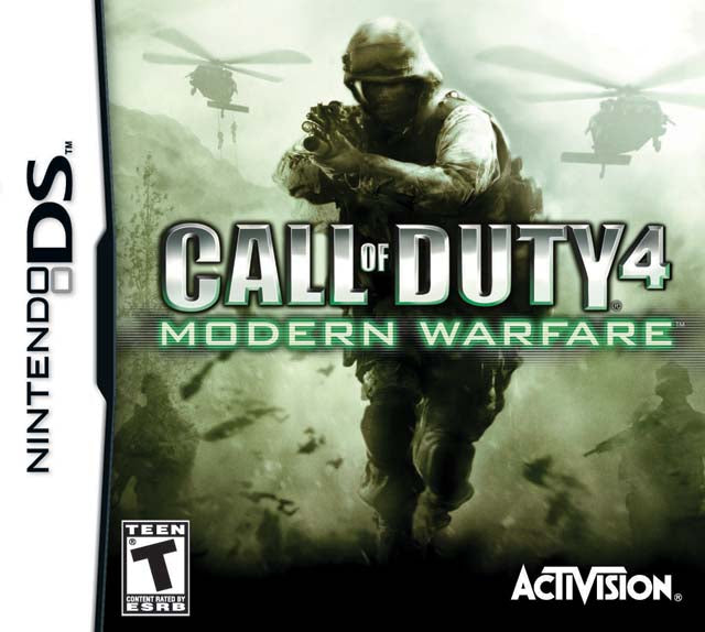 Call of Duty 4 Modern Warfare Front Cover - Nintendo DS Pre-Played