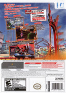 Thrillville Off the Rails Back Cover - Nintendo Wii Pre-Played