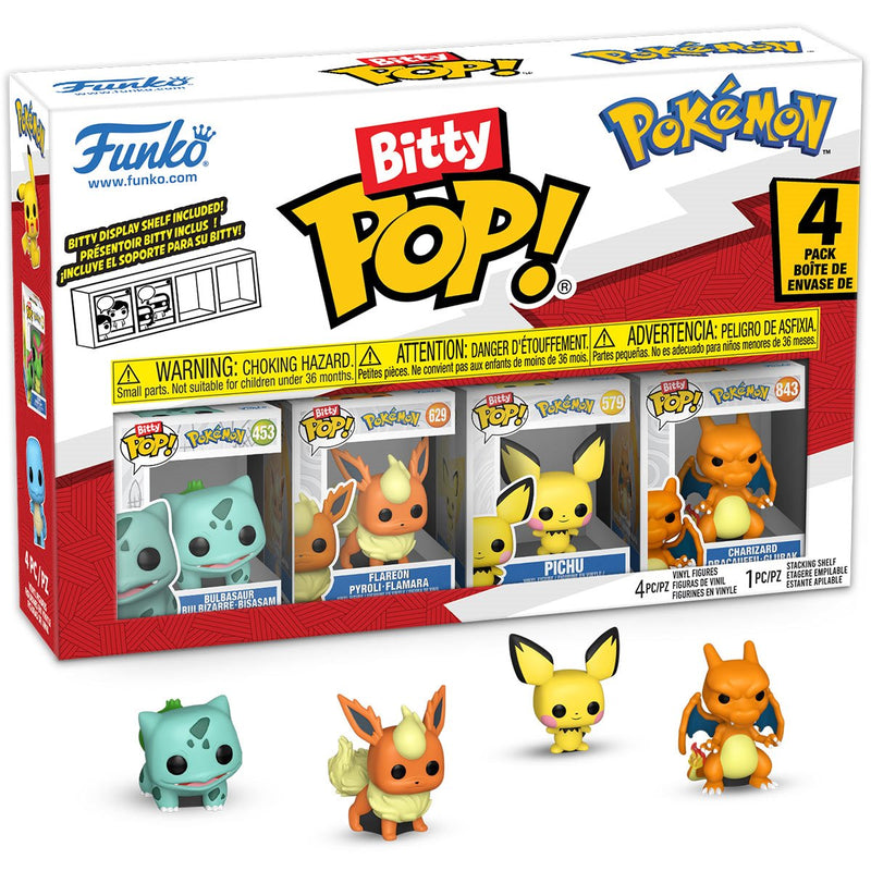Bitty Pop! Pokemon - Bulbasaur 4-Pack