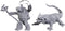Tortle Druid & Wild Shape Giant Lizard W24 - Dungeons & Dragons Nolzur's Marvelous Unpainted Miniatures