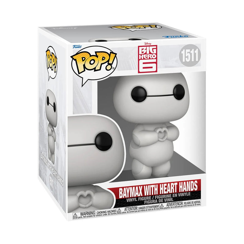 Pop! Big Hero 6 - Baymax with Heart Hands Super 6-Inch 1511