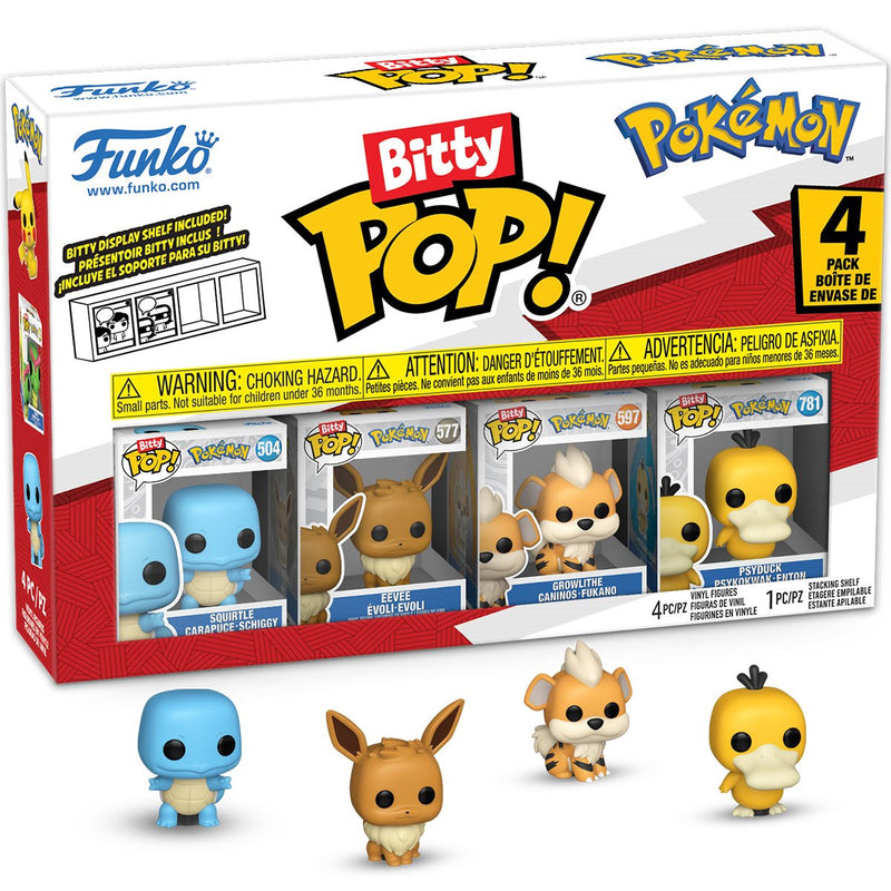 Bitty Pop! Pokemon - Squirtle 4-Pack
