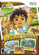 Go Diego Go! Safari Rescue Front Cover - Nintendo Wii Pre-Played