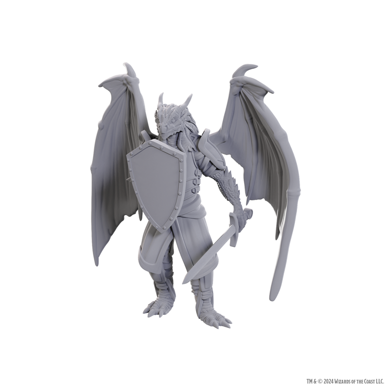 Dragonborn of Bahamut W25 - Dungeons & Dragons Nolzur's Marvelous Unpainted Miniatures