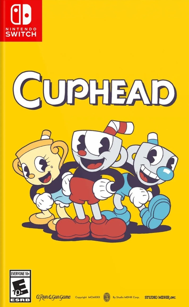 Cuphead Front Cover - Nintendo Switch Pre-Played