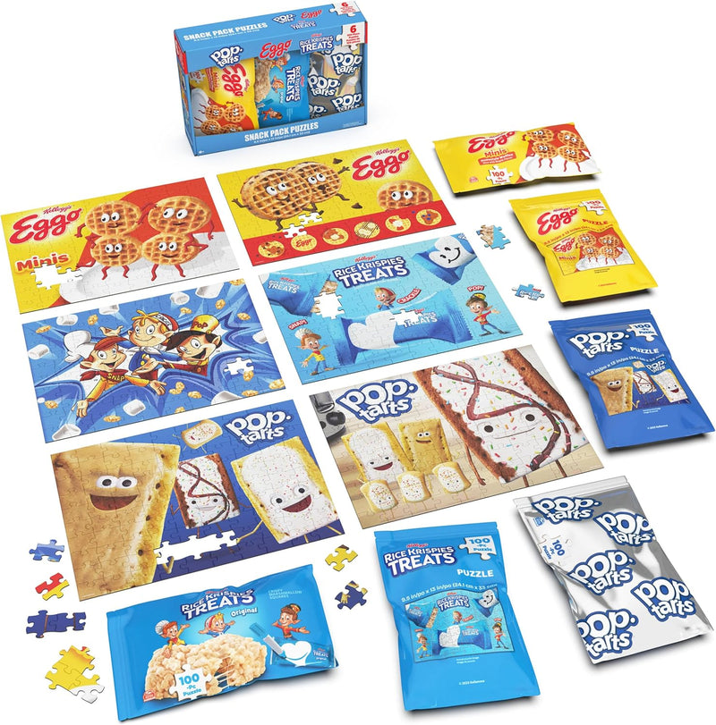 Snack Puzzles 6-pack