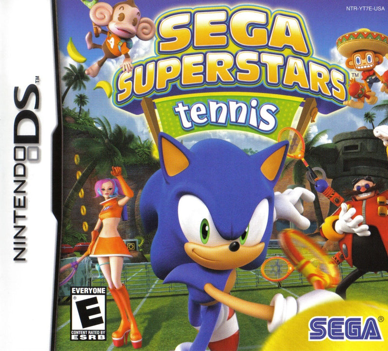 SEGA Superstars Tennis Front Cover - Nintendo DS Pre-Played