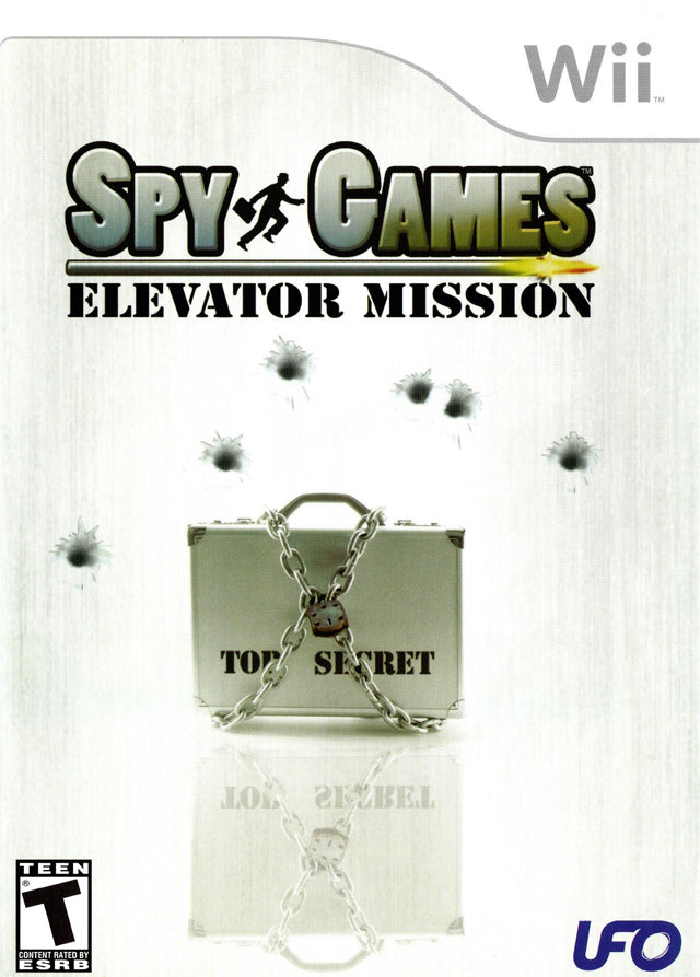 Spy Games Elevator Mission Front Cover - Nintendo Wii Pre-Played